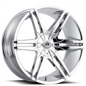 20" Luxxx Alloys Wheels Lux16 Chrome Rims