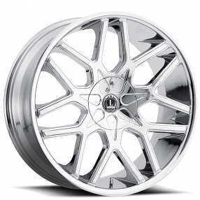 18" Luxxx Alloys Wheels Lux7 Chrome Rims