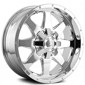 17" Mayhem Wheels 8040 Tank Chrome Off-Road Rims 