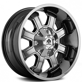 22" Mayhem Wheels 8103 Fierce Chrome Off-Road Rims 