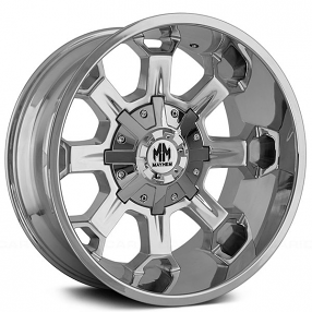 17" Mayhem Wheels 8105 Combat Chrome Off-Road Rims 
