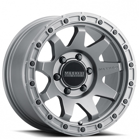 20" Method Wheels 317 Titanium Off-Road Rims