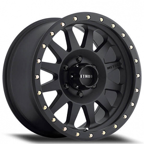 16" Method Wheels 304 Double Standard Matte Black Off-Road Rims 