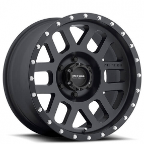 17" Method Wheels 306 Mesh Matte Black Off-Road Rims 