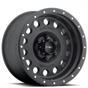 17" Method Wheels 307 Hole Matte Black Off-Road Rims 