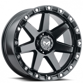 20" MKW Offroad Wheels M203 Satin Black Rims