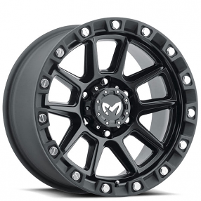 18" MKW Offroad Wheels M205 Satin Black Rims
