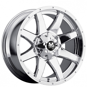 20" Off Road Monster Wheels M08 Chrome Rims 