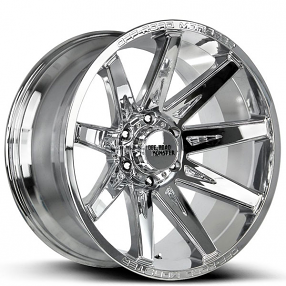 22" Off Road Monster Wheels M25 Chrome Rims