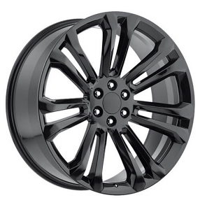 24" GMC Wheels FR 55 Gloss Black OEM Replica Rims