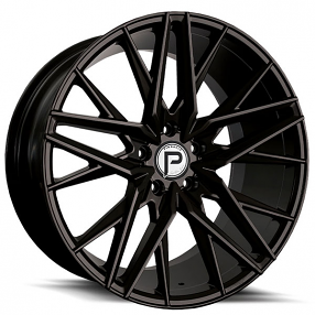 22" Pinnacle Wheels P106 Stellar Black Rims