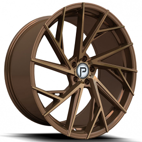 22" Pinnacle Wheels P316 Swank Bronze Rims