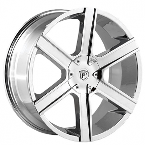 22" Pinnacle Wheels P92 Gallant Chrome Rims
