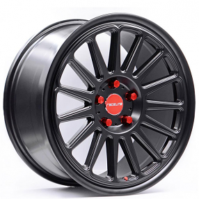 18" Raceline Wheels 315B Grip Satin Black Rims