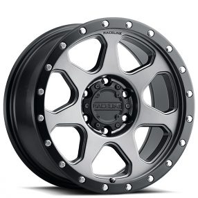 17" Raceline Wheels 949G 7X Gunmetal Off-Road Rims 