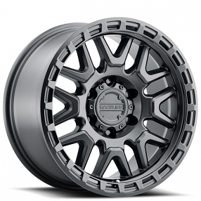 16" Raceline Wheels 953B Krank Satin Black Off-Road Rims