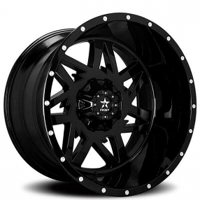 22" RBP Wheels 71R Avenger Gloss Black Off-Road Rims 