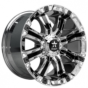 22" RBP Wheels 94R Chrome with Black Inserts Off-Road Rims