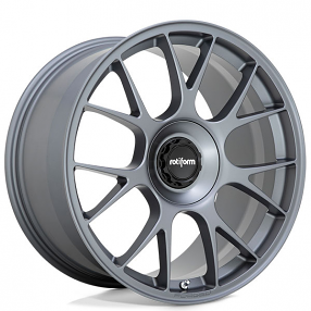 20" Staggered Rotiform Wheels R903 TUF Satin Titanium Rims