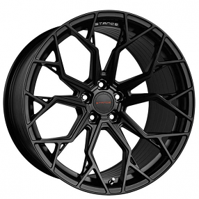20" Stance Wheels SF10 Matte Black Flow Formed Rims