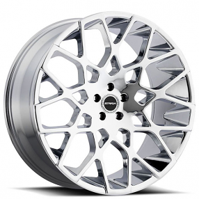 26" Strada Wheels Buca Chrome Rims