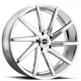 24" Strada Wheels Sega Chrome Rims 