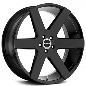 26" Strada Wheels Coda Black Rims 