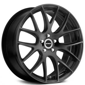 20" Strada Wheels Fuso Gloss Black Rims 