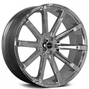 24" Strada Wheels Osso Chrome Rims