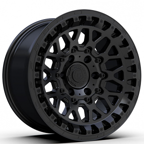 17" TIS Wheels 555B Satin Black Off-Road Rims