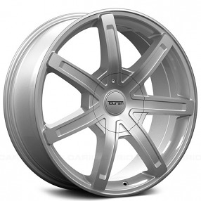 18" Touren Wheels TR65 3265 Silver Rims 