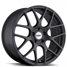 20x9" TSW Wheels Nurburgring Matte Gunmetal Rotary Forged Rims (5x114/112/120, +35mm) 