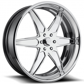 26" U.S. Mags Forged Wheels Laredo US453 Polished Tuckin Series Rims