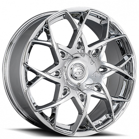 24" VCT Wheels Merlin Chrome Rims