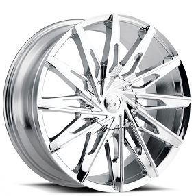 22" VCT Wheels V86 Chrome Rims 