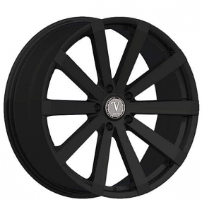 24x8.5" Velocity Wheels VW12 Black Rims 