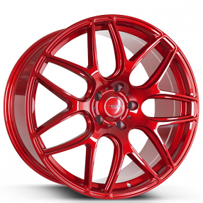 17" Versus Wheels VS103 Red Rims