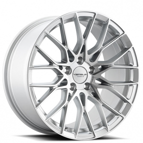 18" Versus Wheels VS442 Silver Machined Rims