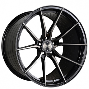 22" Vertini Wheels RFS1.2 Gloss Black Tinted Face Flow Formed Rims