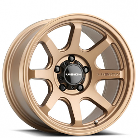 17" Vision Wheels 351 Flow Bronze Off-Road Rims
