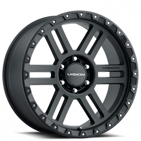 18" Vision Wheels 354 Manx 2 Satin Black Off-Road Rims 