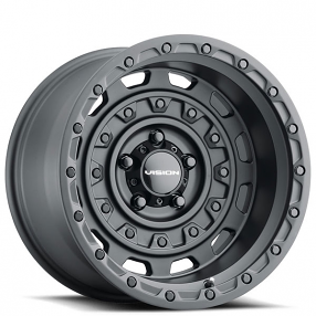 20" Vision Wheels 403 Tactical Satin Black Off-Road Rims