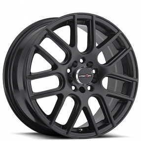 16" Vision Wheels 426 Cross Matte Black Rims 