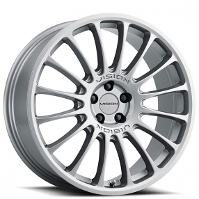 17" Vision Wheels 477 Monaco Matte Graphite Rims