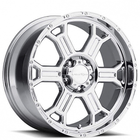 20" Vision Wheels 372 Raptor Chrome Off-Road Rims  