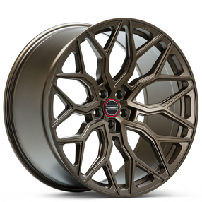 20" Staggered Vossen Wheels HF-2 Custom Satin Bronze Rims