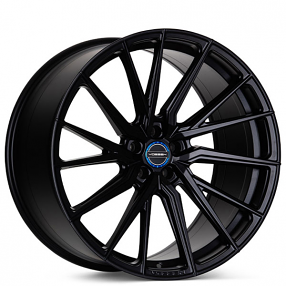 20" Staggered Vossen Wheels HF-4T Custom Satin Black True Directional Rims