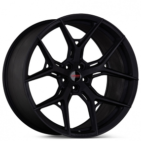 19" Staggered Vossen Wheels HF-5 Custom Matte Black Rims
