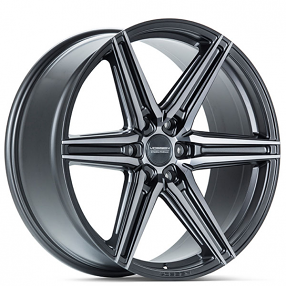 22" Vossen Wheels HF6-2 Tinted Matte Gunmetal Rims 