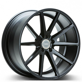 21" Staggered Vossen Wheels VFS-1 Custom Satin Black Rims